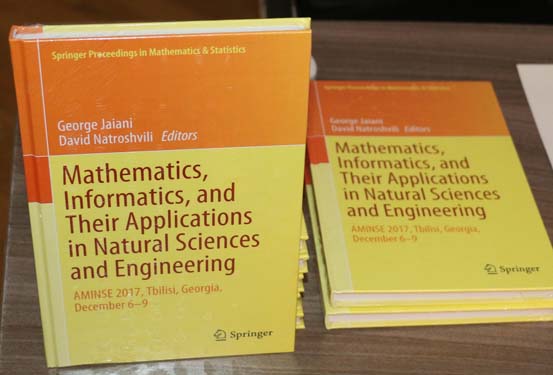 წიგნის - „მათემატიკა, ინფორმატიკა და მათი გამოყენებები საბუნებისმეტყველო მეცნიერებებსა და ინჟინერიაში“ პრეზენტაცია