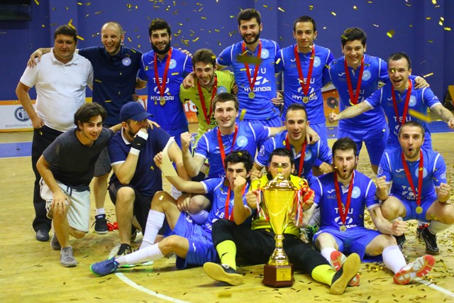 TSU Futsal Team Wins Georgian University League