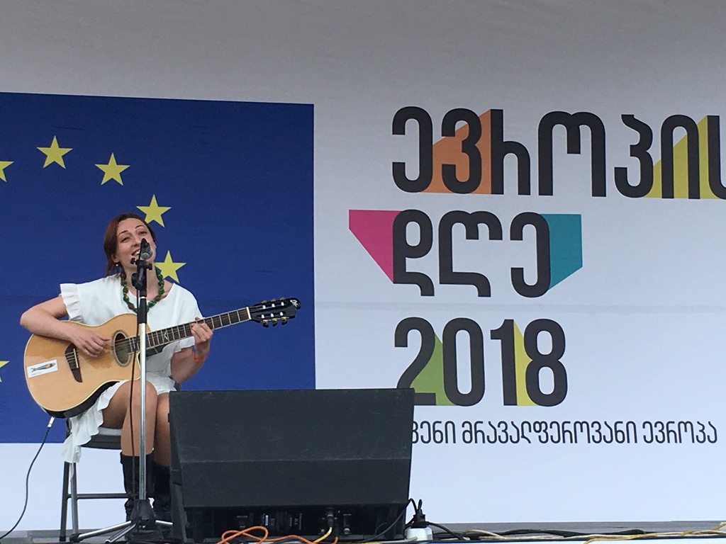 TSU- Camões Portuguese Language Center at the Europe Day in Tbilisi 2018!